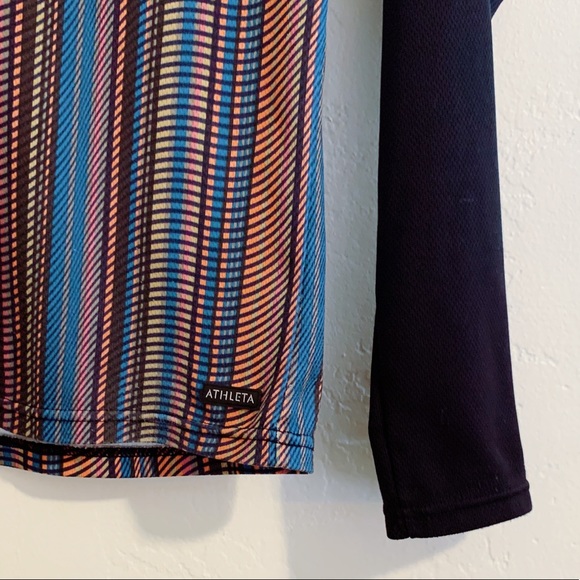 Athleta retro long sleeved athletic top - Picture 3 of 5